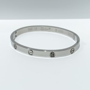 Cartier love bracelet Silver-Toned